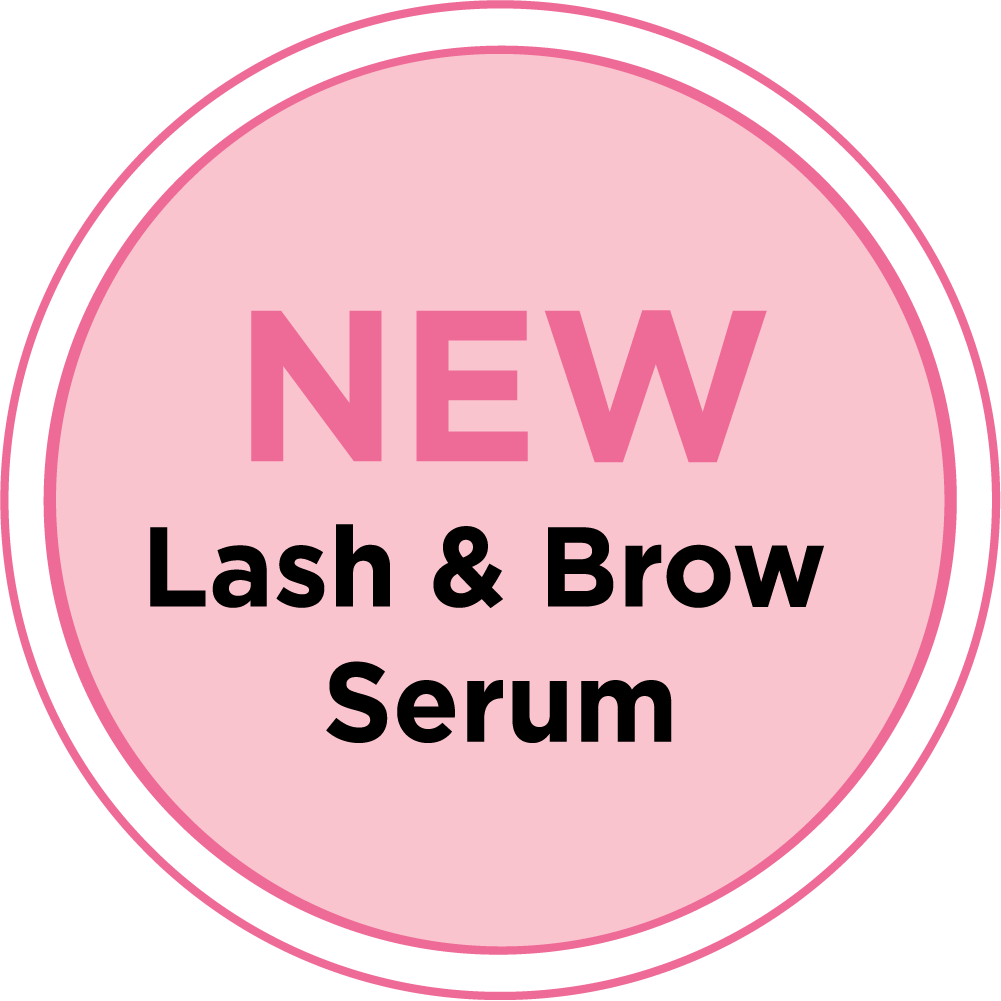 New Lash & Brow Serum Sticker